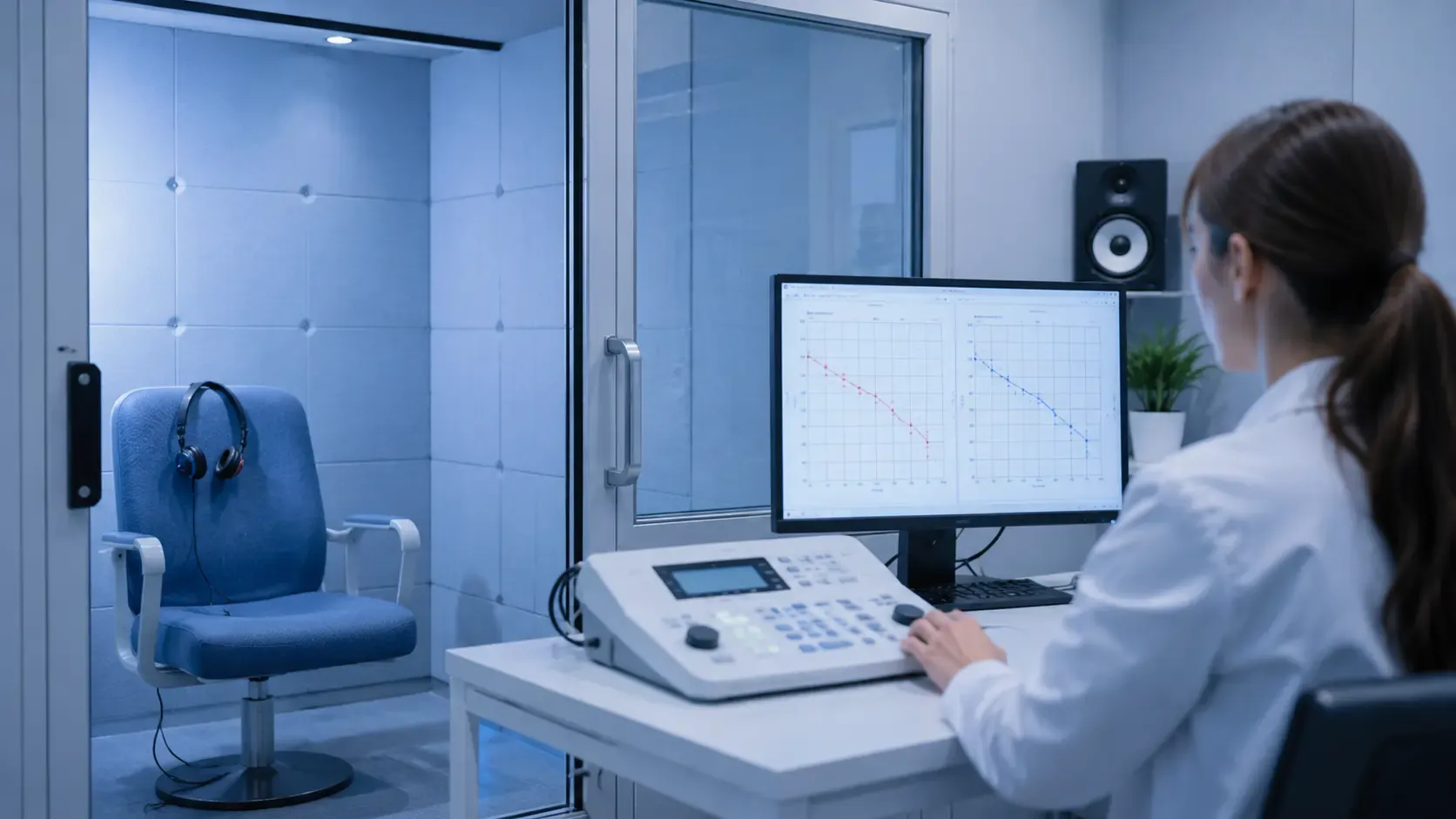 Audiology department at Anandaloke Sonoscan Centre, Siliguri