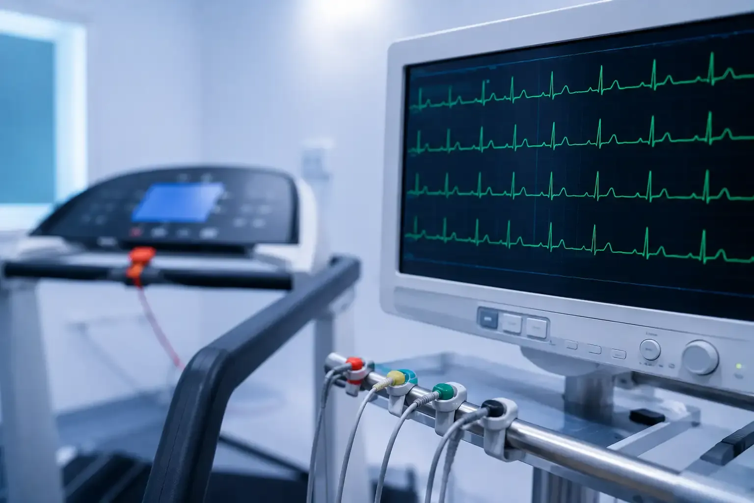 TMT (Stress Testing) procedure — Cardiology at Anandaloke Sonoscan Centre, Siliguri
