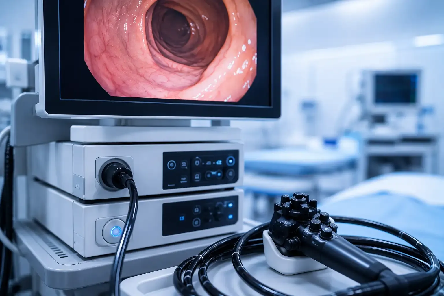 Diagnostic Endoscopy procedure — Gastroenterology at Anandaloke Sonoscan Centre, Siliguri