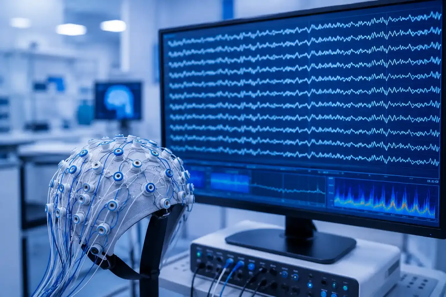 Routine EEG procedure — Neurology at Anandaloke Sonoscan Centre, Siliguri