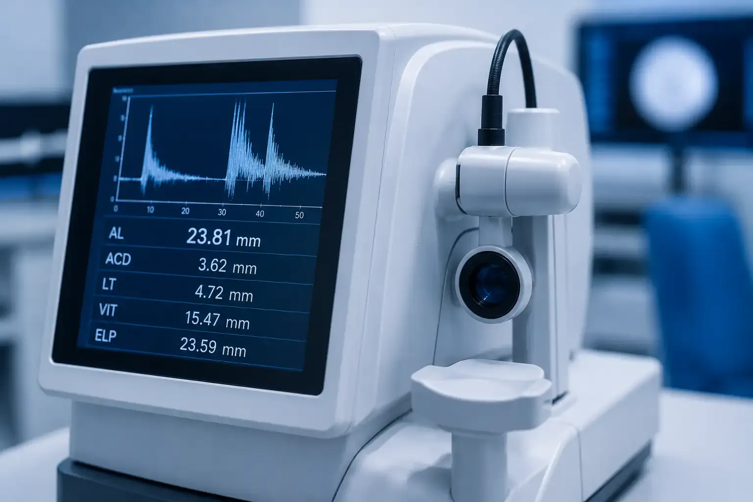 Biometry for Cataract Surgery procedure — Ophthalmology at Anandaloke Sonoscan Centre, Siliguri