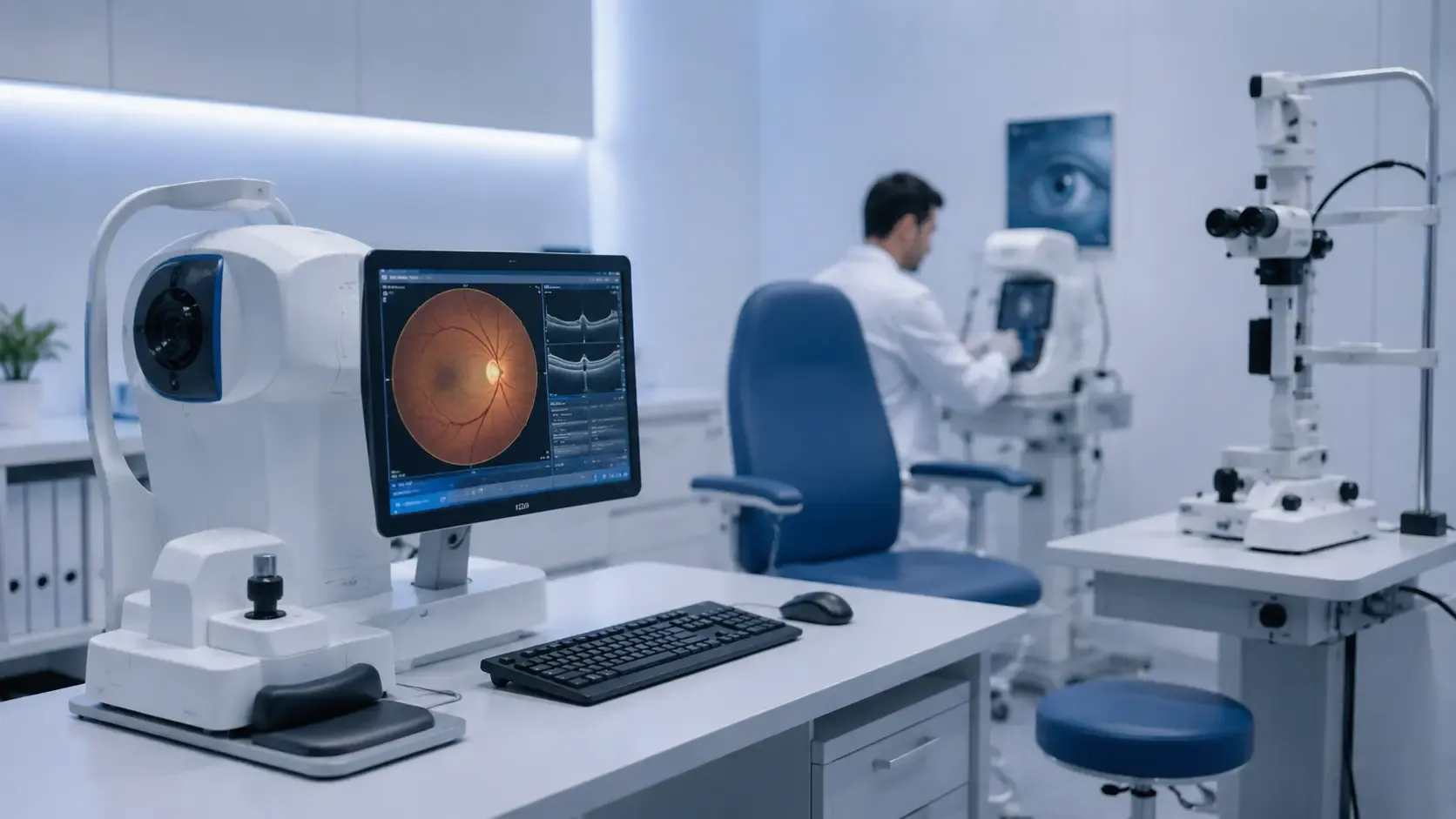 Ophthalmology department at Anandaloke Sonoscan Centre, Siliguri