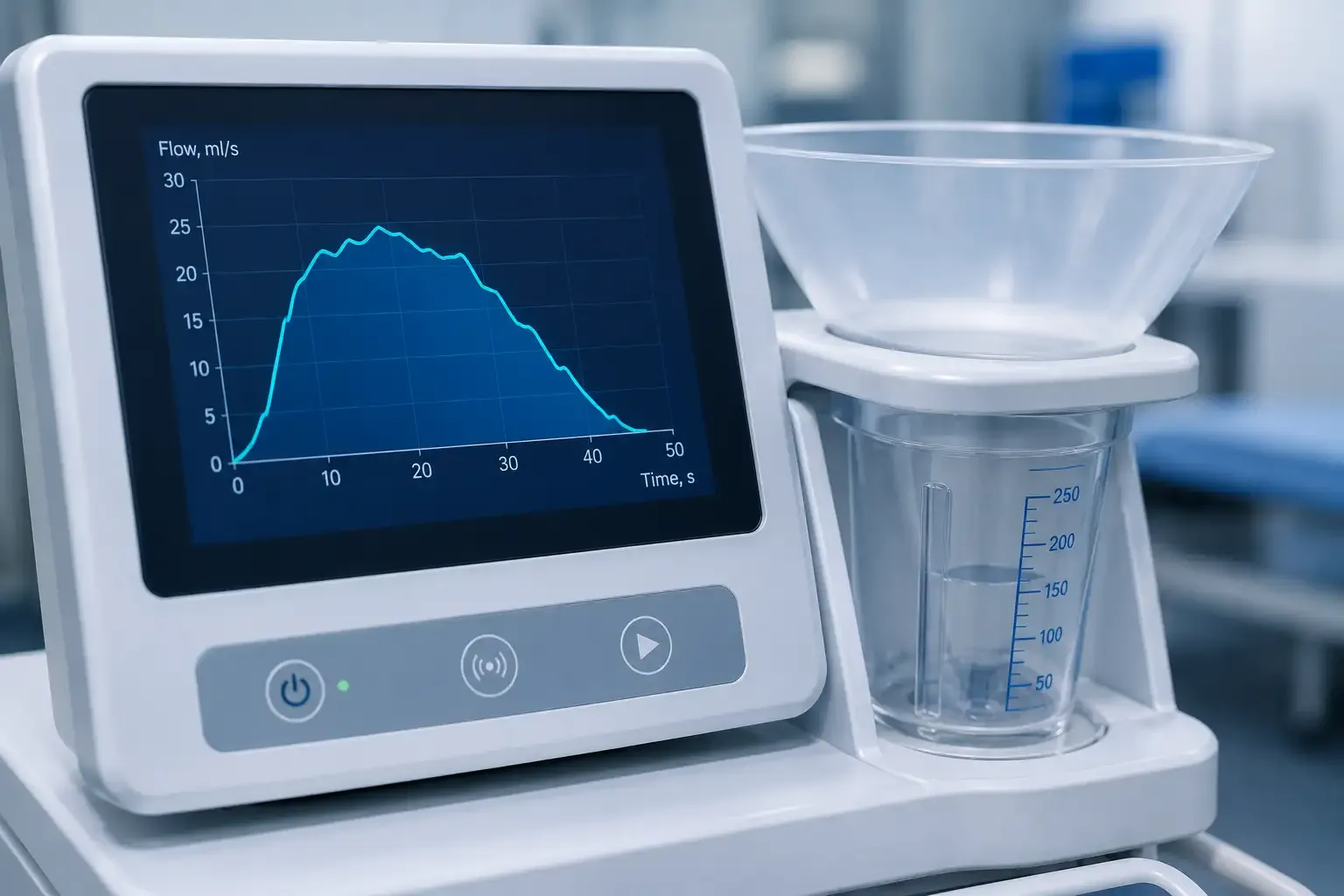 Uroflowmetry procedure — Urology at Anandaloke Sonoscan Centre, Siliguri